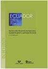 Ecuador analisis de la cooperacion vasca 1998 2008