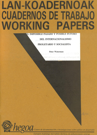 Portada El imposible pasado y posible futuro del internacionalismo proletario y socialista