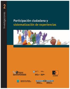 Participación ciudadana y sistematización de experiencias