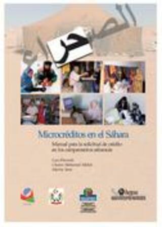 Portada Microcréditos en el sahara : Manual para la solicitud de crédito en los campamentos saharauis