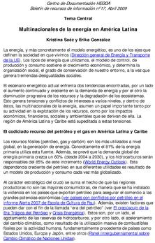 Multinacionales de la energía en América Latina