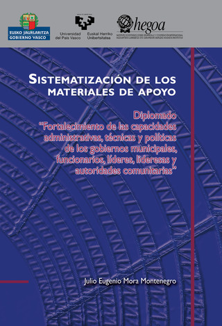 Portada Sistematización de los materiales de apoyo : Diplomado "fortalecimiento de las capacidades administrativas, técnicas y políticas de los gobiernos municipales, funcionarios, lideres, lideresas y autoridades comunitarias"