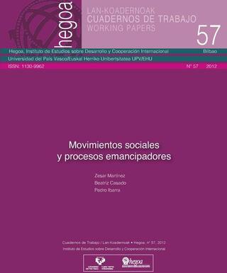 Portada Movimientos Sociales y Procesos Emancipadores = Jendarte-mugimenduak eta prozesu askatzaileak