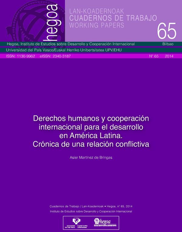 Derechos Humanos y Cooperación Internacional para el Desarrollo en América Latina: Crónica de una relación conflictiva