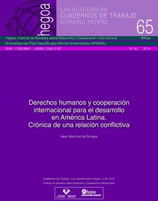 Portada Derechos Humanos y Cooperación Internacional para el Desarrollo en América Latina: Crónica de una relación conflictiva