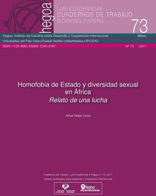 Portada Homofobia de Estado y diversidad sexual en África: Relato de una lucha