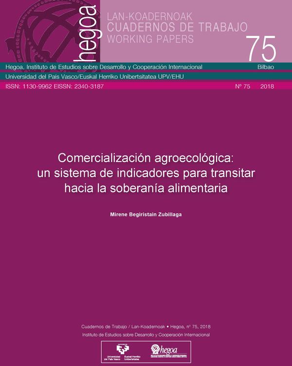 Comercialización agroecológica: Un sistema de indicadores para transitar hacia la soberanía alimentaria