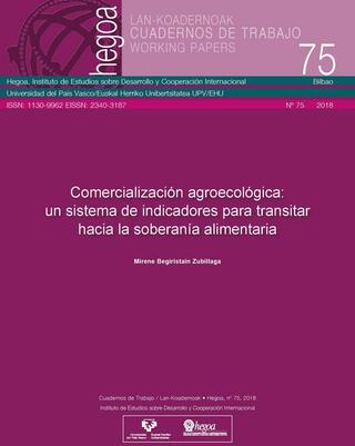 Portada Comercialización agroecológica: Un sistema de indicadores para transitar hacia la soberanía alimentaria