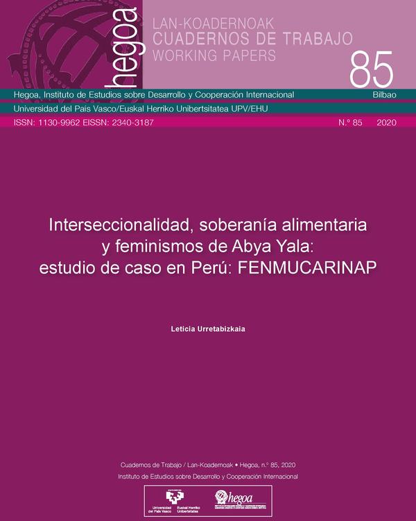 Interseccionalidad, soberanía alimentaria y feminismos de Abya Yala: estudio de caso en Perú: FENMUCARINAP