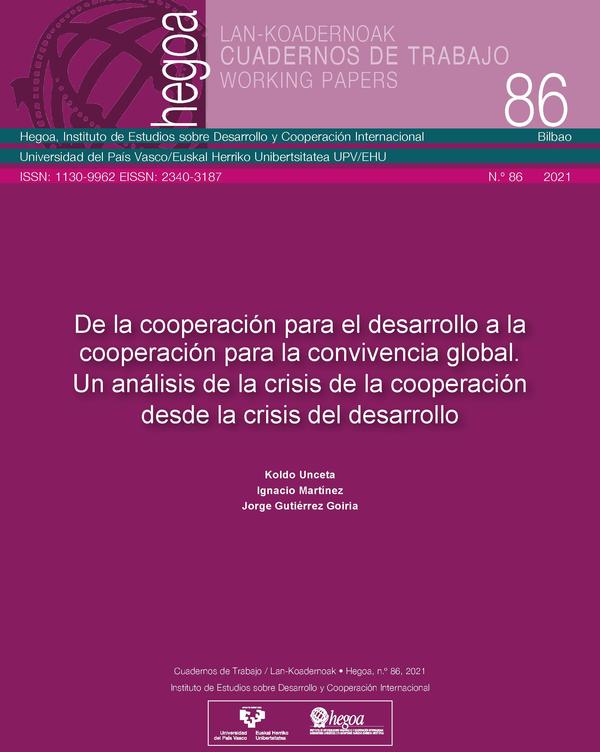 De la cooperación para el desarrollo a la cooperación para la convivencia global. Un análisis de la crisis de la cooperación desde la crisis del desarrollo