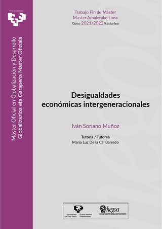 Portada Desigualdades económicas intergeneracionales