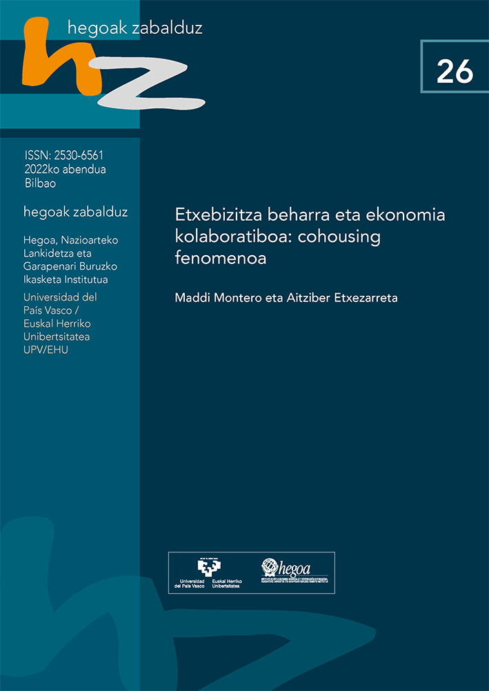 Etxebizitza beharra eta ekonomia kolaboratiboa: cohousing fenomenoa