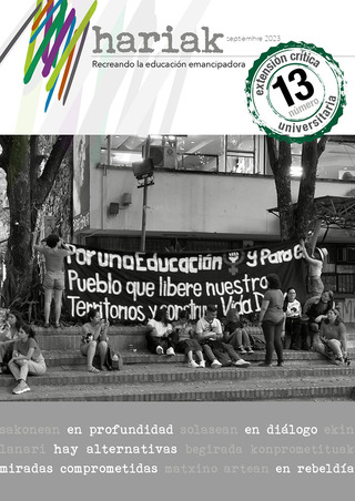 Portada Extensión crítica universitaria = Unibertsitate hedakuntza kritikoa