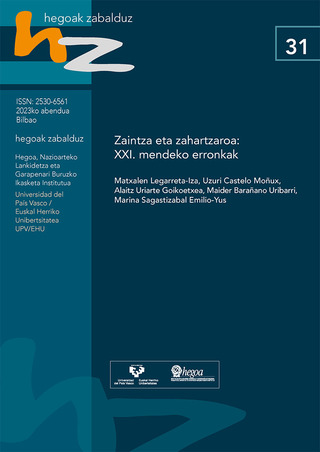 Portada Zaintza eta zahartzaroa: XXI. mendeko erronkak