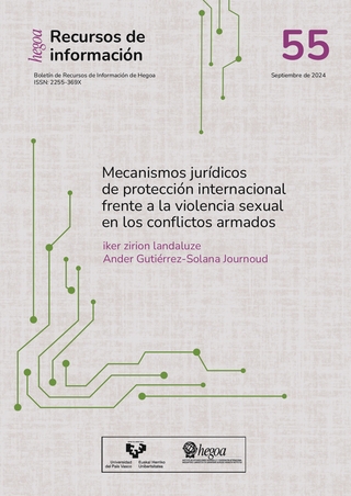 Portada Mecanismos jurídicos de protección internacional frente a la violencia sexual en los conflictos armados