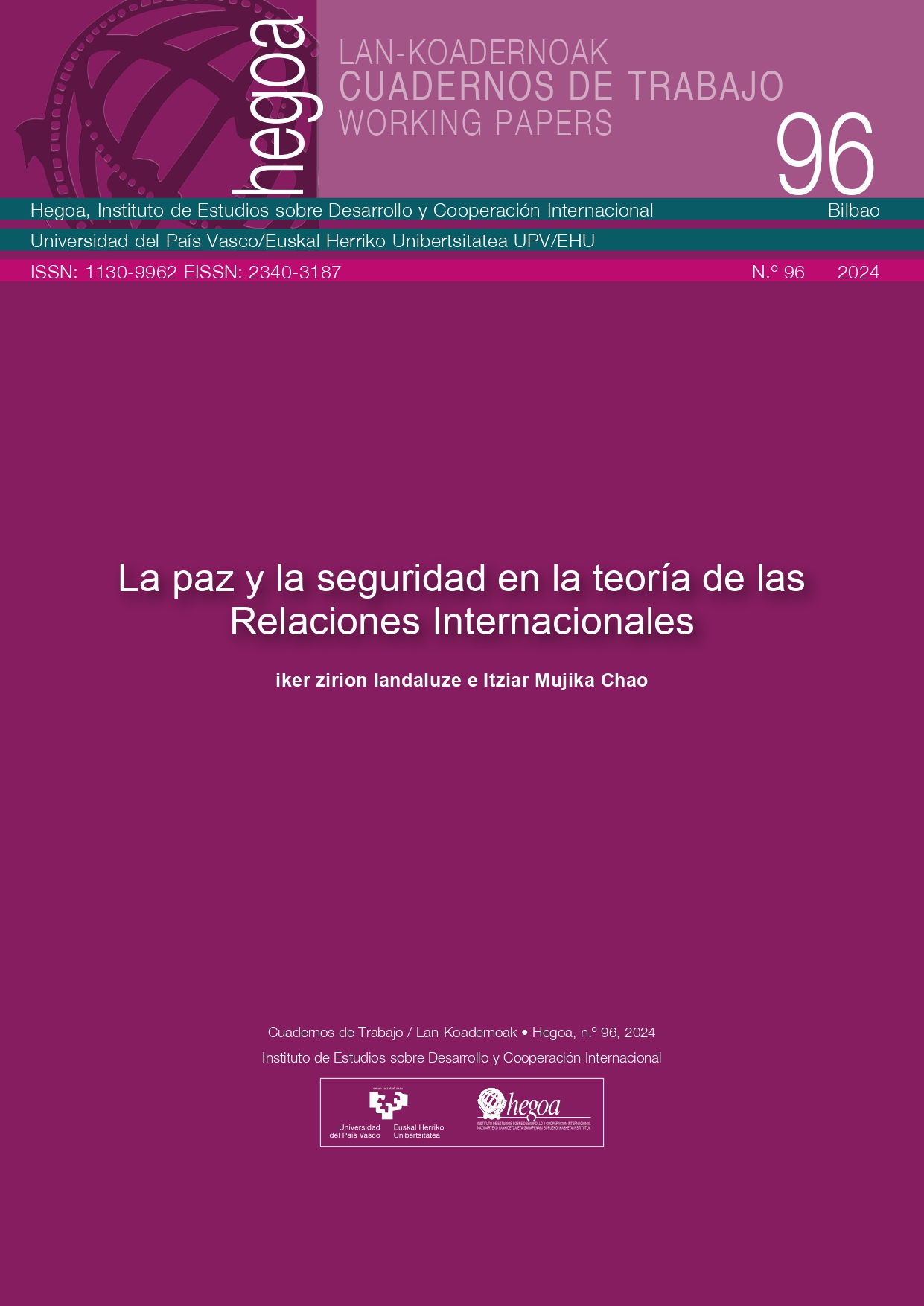 La paz y la seguridad en la teoría de las Relaciones Internacionales