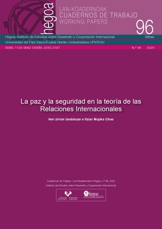 Portada La paz y la seguridad en la teoría de las Relaciones Internacionales