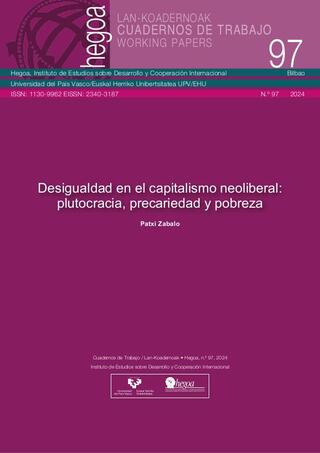 Portada Desigualdad en el capitalismo neoliberal: plutocracia, precariedad y pobreza