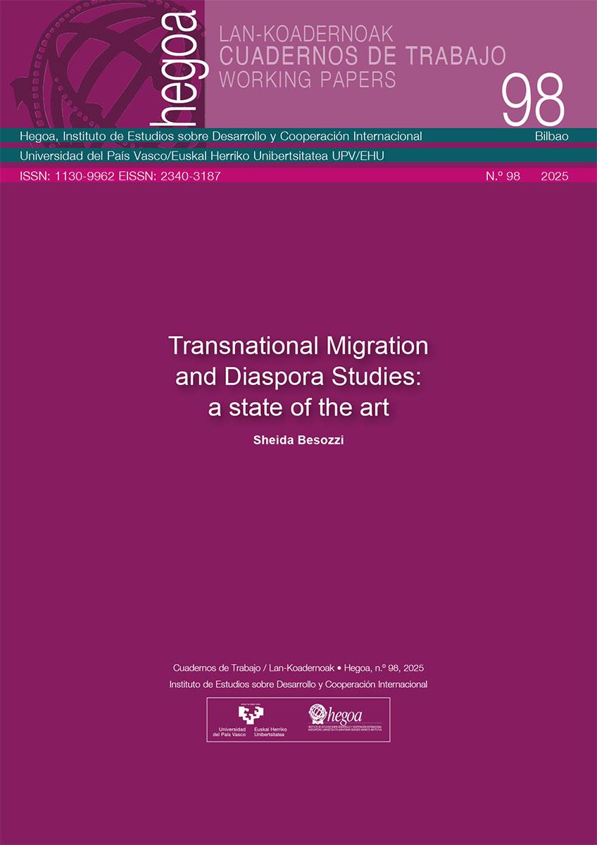 Transnational Migration and Diaspora Studies: a state of the art