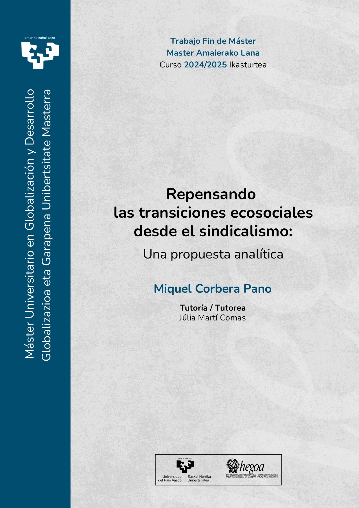 Repensando las transiciones ecosociales desde el sindicalismo: una propuesta analítica