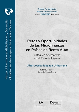 Portada Retos y Oportunidades de las Microfinanzas en Países de Renta Alta: Enfoques Alternativos en el Caso de España