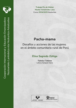 Portada Pacha-mama. Desafíos y acciones de las mujeres en el ámbito comunitario rural de Perú